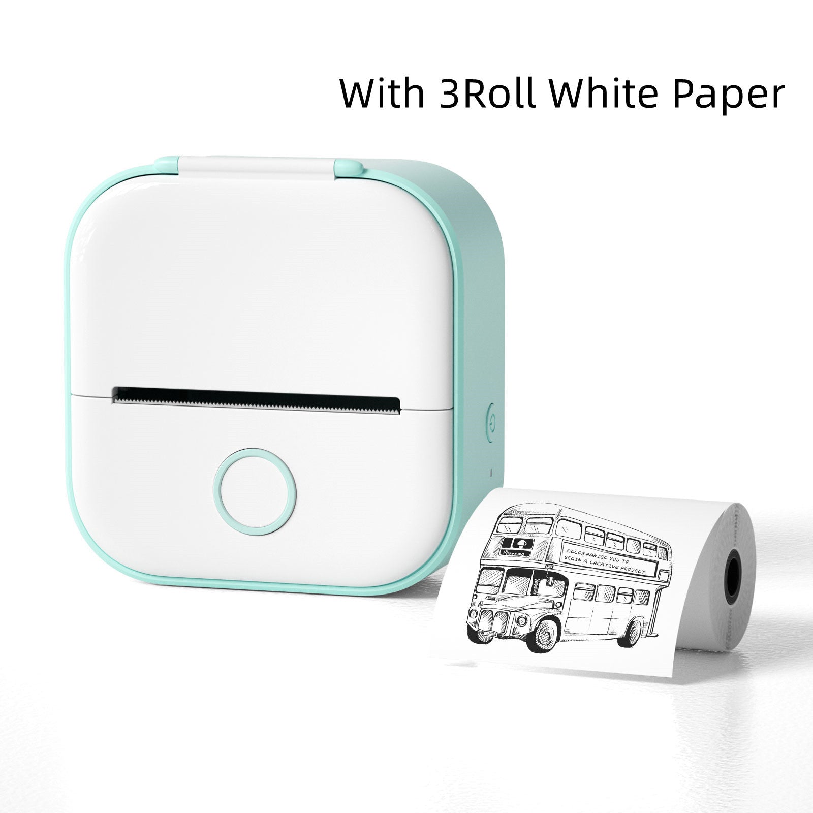 Mini Pocket Small Portable Bluetooth Cell Phone Label Thermal Printer