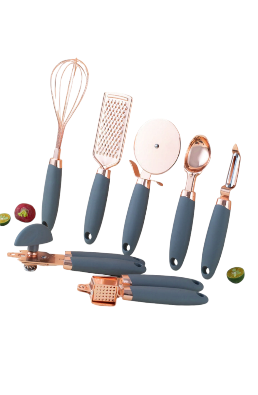 Kitchen Household Peeler Gadget Copper Plating Set