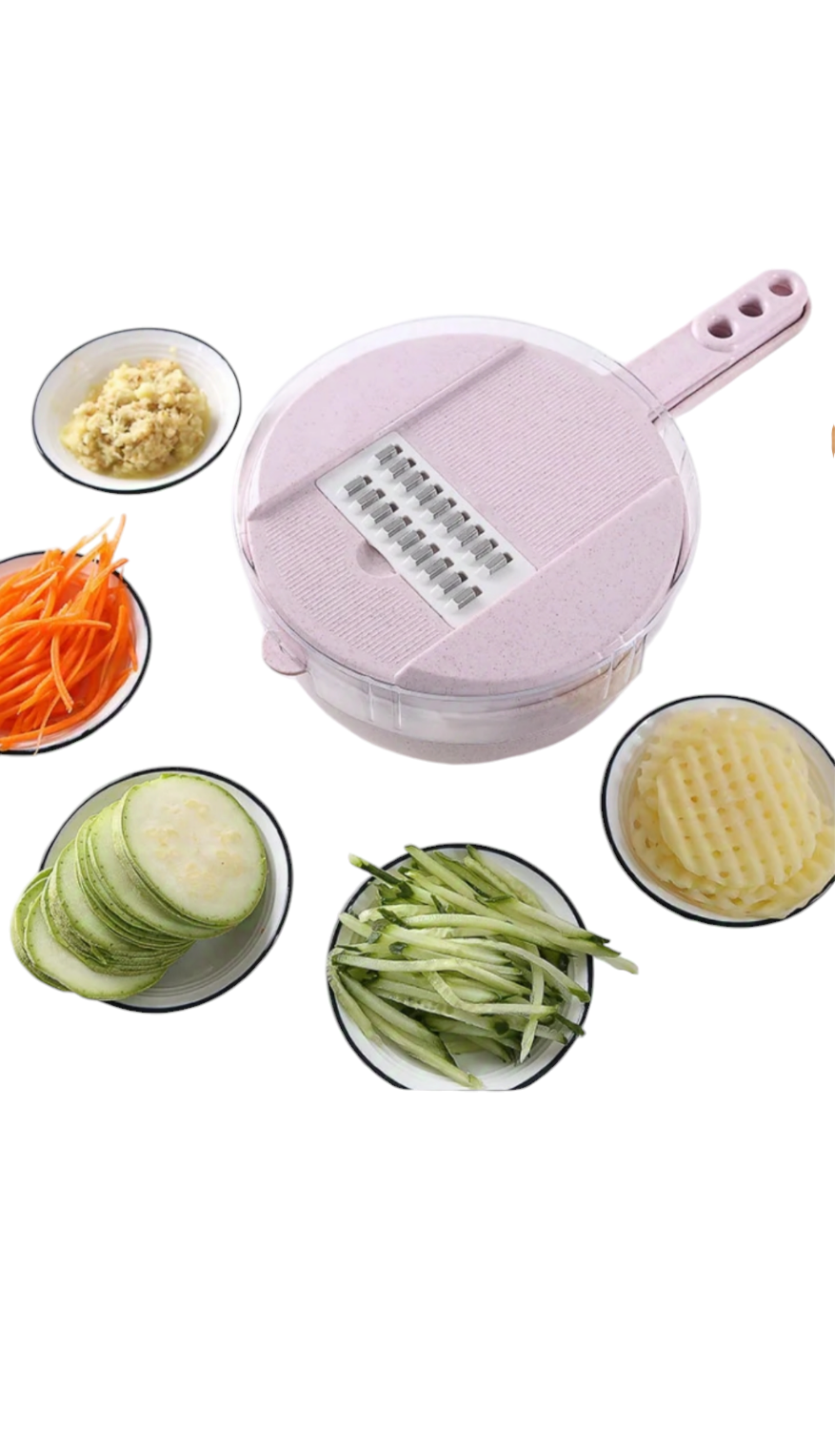 8 In 1 Mandoline Slicer Vegetable Slicer Potato Peeler Carrot Onion Grater With Strainer Vegetable Cutter Kitchen Accessories