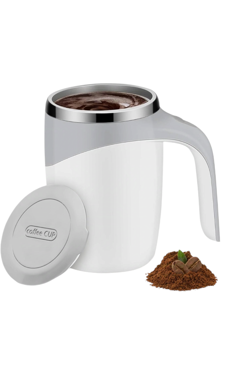 Electric Coffee Mug USB Rechargeable Automatic Magnetic Cup IP67 Waterproof Food-Safe Stainless Steel For Juice Tea Milksha Kitchen Gadgets