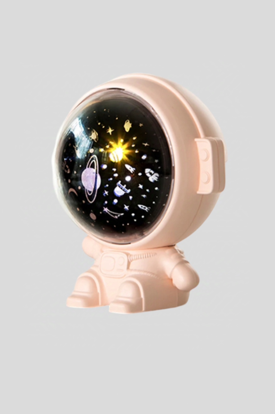 Galaxy Star Projector Starry Sky Night Light Astronaut Lamp Room Decr Gift Child Kids Baby Christmas Spaceman Projection