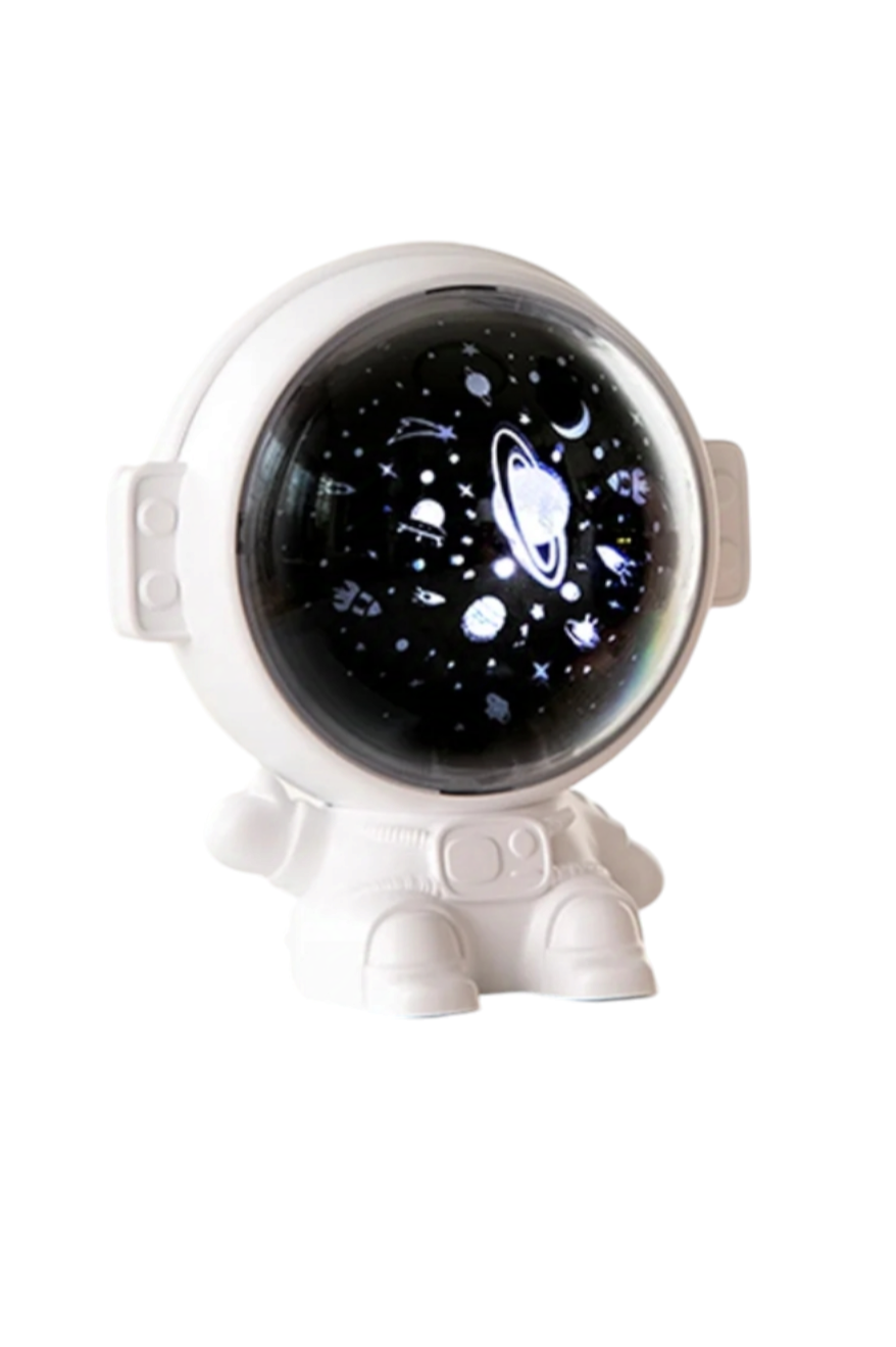 Galaxy Star Projector Starry Sky Night Light Astronaut Lamp Room Decr Gift Child Kids Baby Christmas Spaceman Projection