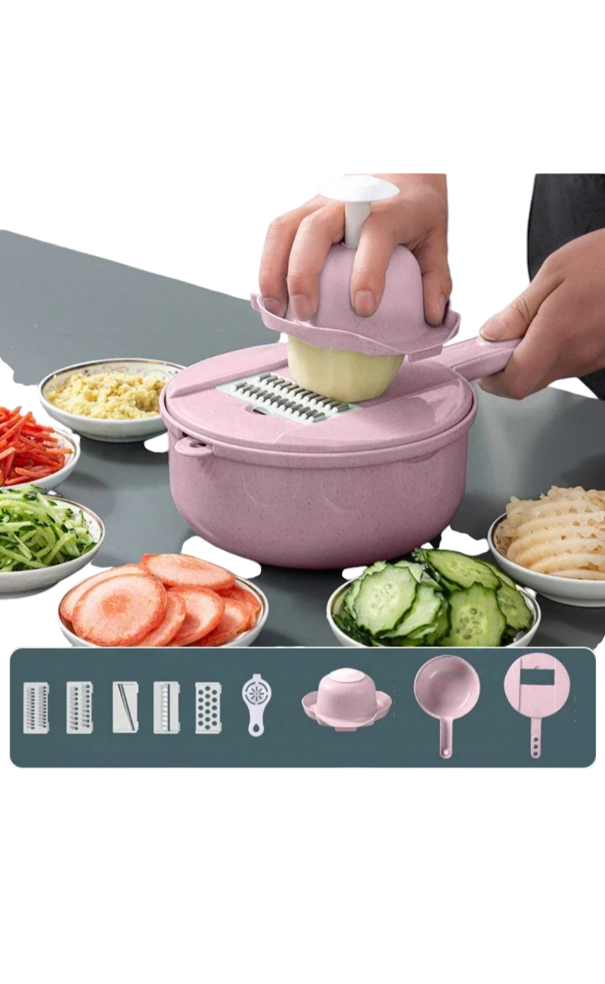 8 In 1 Mandoline Slicer Vegetable Slicer Potato Peeler Carrot Onion Grater With Strainer Vegetable Cutter Kitchen Accessories