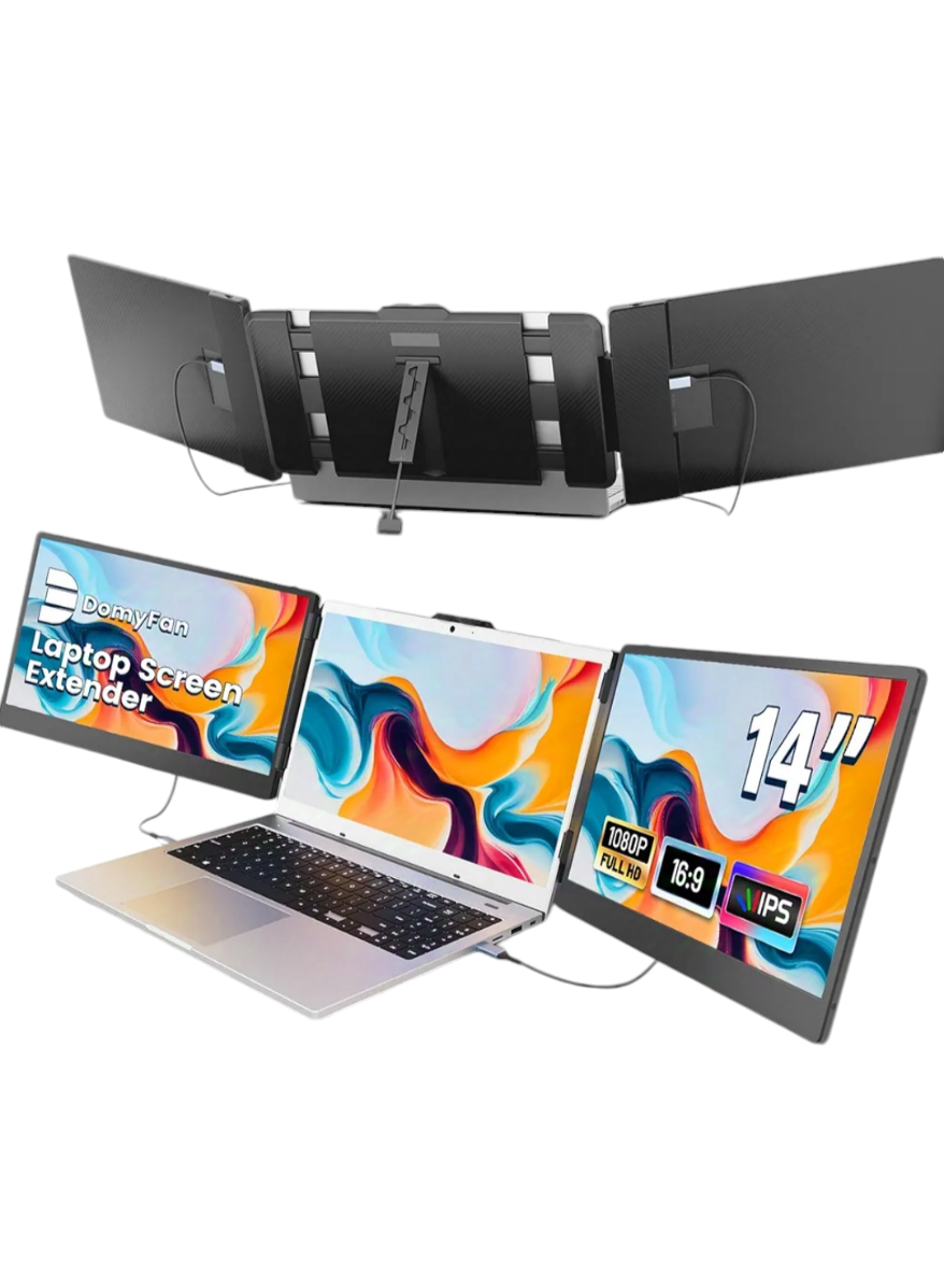 14-inch Dual-screen Portable Monitor Laptop With Wall-mounted External Expansion Screen Dual-screen Portable Screen