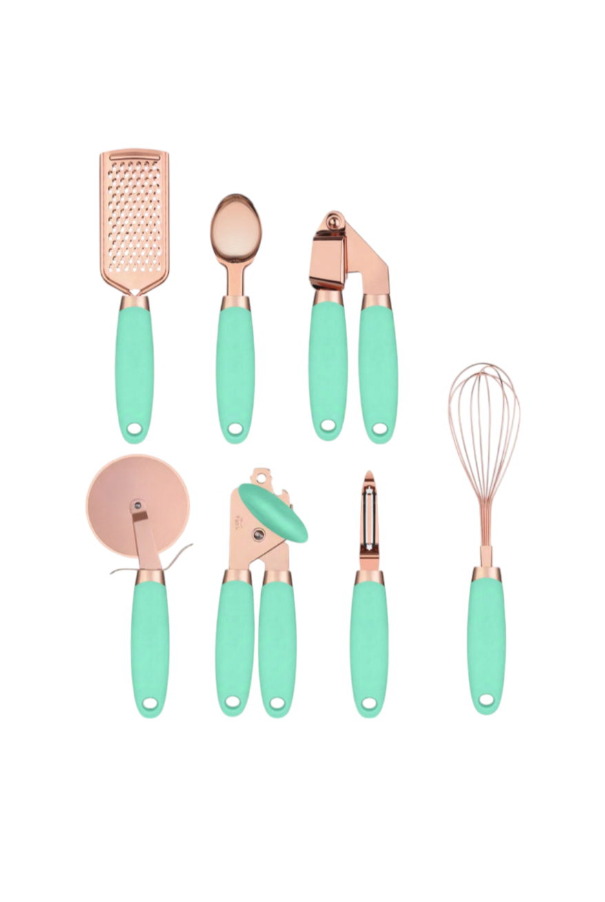 Kitchen Household Peeler Gadget Copper Plating Set