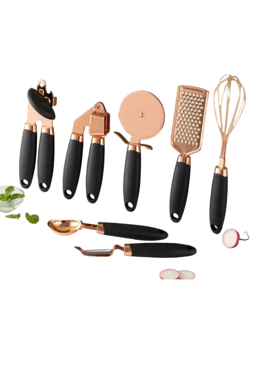 Kitchen Household Peeler Gadget Copper Plating Set