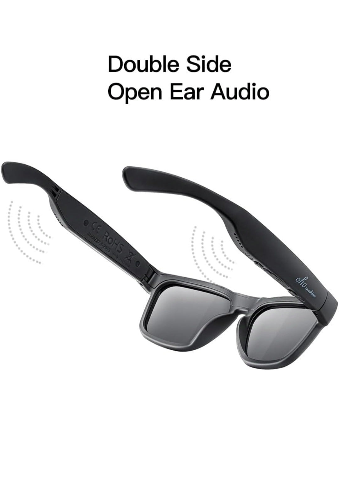 Wireless Touch Bluetooth Headset Sun Glasses