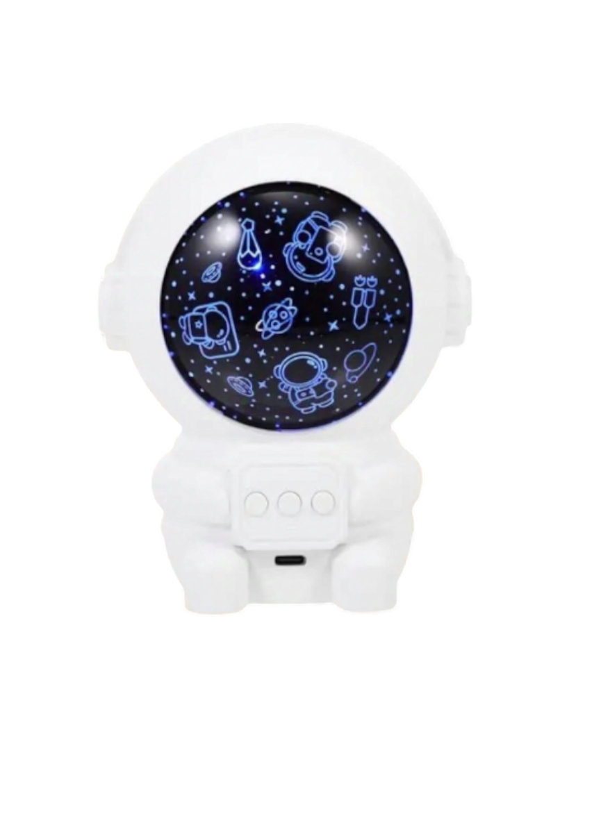 Galaxy Star Projector Starry Sky Night Light Astronaut Lamp Room Decr Gift Child Kids Baby Christmas Spaceman Projection