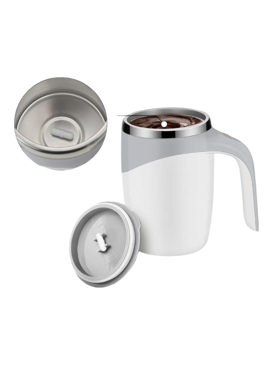 Electric Coffee Mug USB Rechargeable Automatic Magnetic Cup IP67 Waterproof Food-Safe Stainless Steel For Juice Tea Milksha Kitchen Gadgets