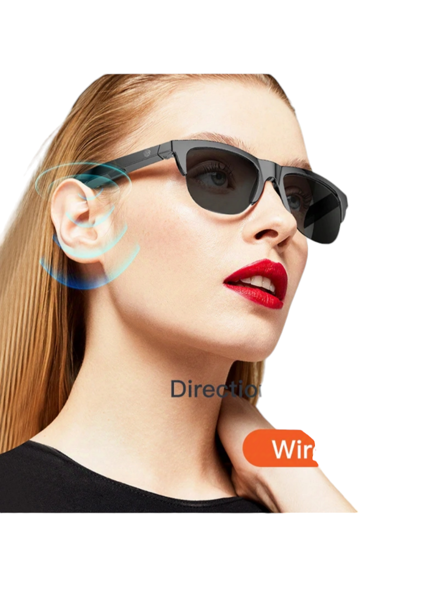 Wireless Touch Bluetooth Headset Sun Glasses