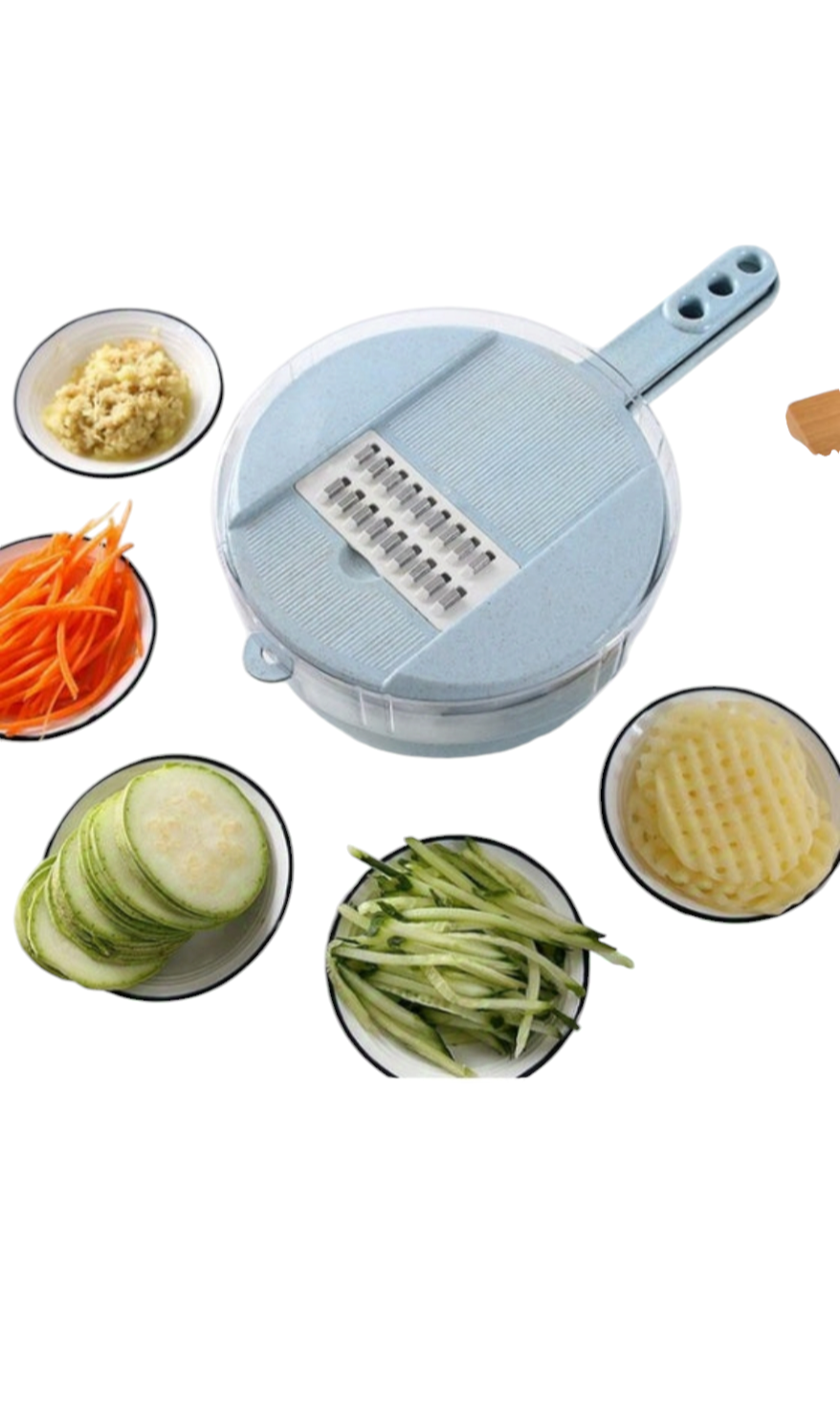 8 In 1 Mandoline Slicer Vegetable Slicer Potato Peeler Carrot Onion Grater With Strainer Vegetable Cutter Kitchen Accessories